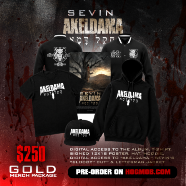 Akeldama GOLD Merch Package